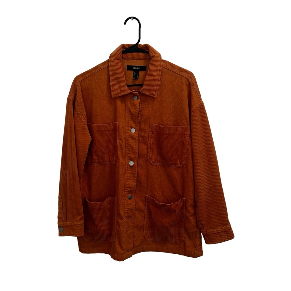 FOREVER 21 - Orange Corduroy Jacket